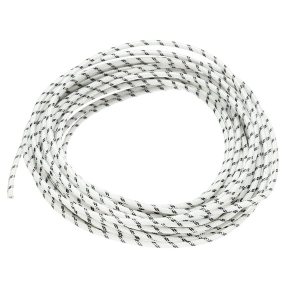 10 Meter/32.8ft 14AWG Flexible Silicone High Temperature Braided Wire Cable -60 to 300 Degree Celsius Black White