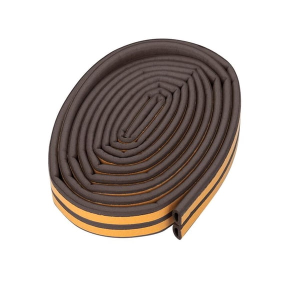 10-Meter Foam Weatherstrip Seals, Draft Blocker Foam Strip, High-Density Foam Seals Tape, Self-Adhesive Draft Excluder for Window and Door Gaps