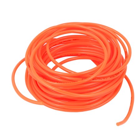 10 Meter Long 4mm x 2.5mm Orange Polyurethane Flexible Air Tube PU Pipe Hose