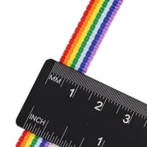 10 Meters (10.94 Yards) Rainbow Ribbon Stripes Ribbon For Party Wedding Decoration Gift Wrapping DIY Hair Bows