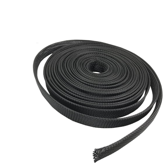 10 Meters Black Insulated Sleeving Tight PET Wire Cable Gland Protection Cable Sleeve