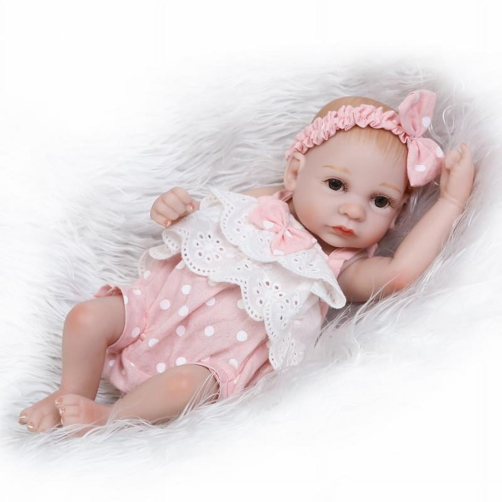 Miaio 14 Reborn Baby Dolls, Full Silicone Baby Dolls, Realistic