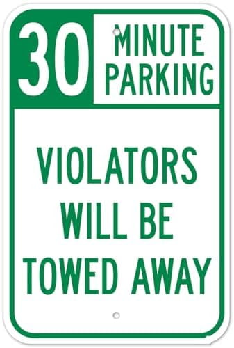 10 Minute Active Loading Zone Must Use Flashers Violators Will Be Towed ...