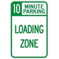 thumbnail image 1 of 10 Minute Parking Loading Zone Sign Parking Signs Metal Sign Tin Sign 8x12 Inch - Caution Safety Warning Security Signs Indoor & Outdoor Signs for Home, Office, Work, 1 of 5