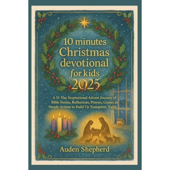10 Minutes Christmas Devotional for Kids 2025: A 31-Day Inspirational Advent Journey of Bible Stories, Reflections, Pray, (Paperback)