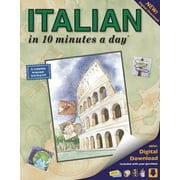 KRISTINE K KERSHUL 10 Minutes a Day: Italian in 10 Minutes a Day: Language Course for Beginning and Advanced Study. Includes Workbook, Flash Cards, Sticky Labels, Menu Guide, Software, Glossary, and Phrase Guide. Gramma