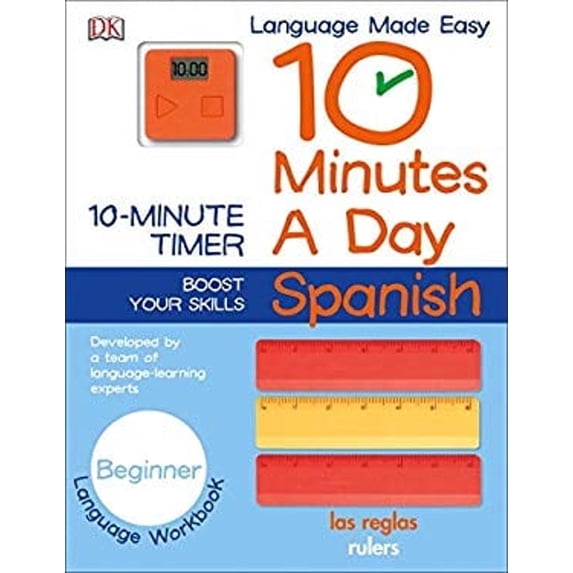Pre-Owned 10 Minutes a Day: Spanish, Beginner: Developed by a Team of Language-Learning Experts Paperback