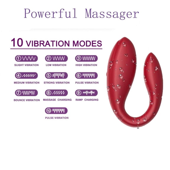 10 Modes Powerful Massager, Mini Size and Quite Vibrating, Relaxing Skin and Slimming Face, Full Body Massage, Perfect Gift