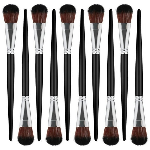 10 Mop Brush for Acrylic Painting,Blending Painting,Oval Blending Brushes Oil Paint Go pwm25