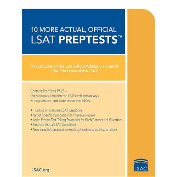 Pre-Owned 10 More, Actual Official LSAT Preptests: (Preptests 19-28) (Paperback) 0979305039 9780979305030