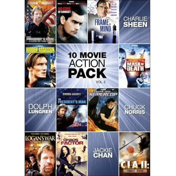 10 Movie Action Pack Vol. 2 DVD