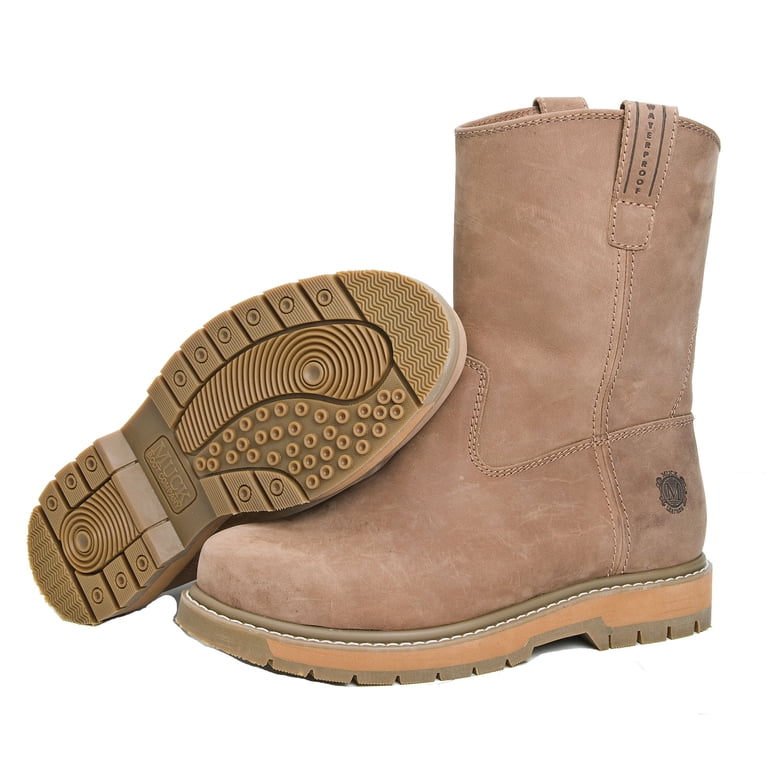 Muck Boot Wellie Classic Brown Leather Men\'s Boots Size 9 Muck Boots Brown Leather Upper Boots for Men | eBay main image 2
