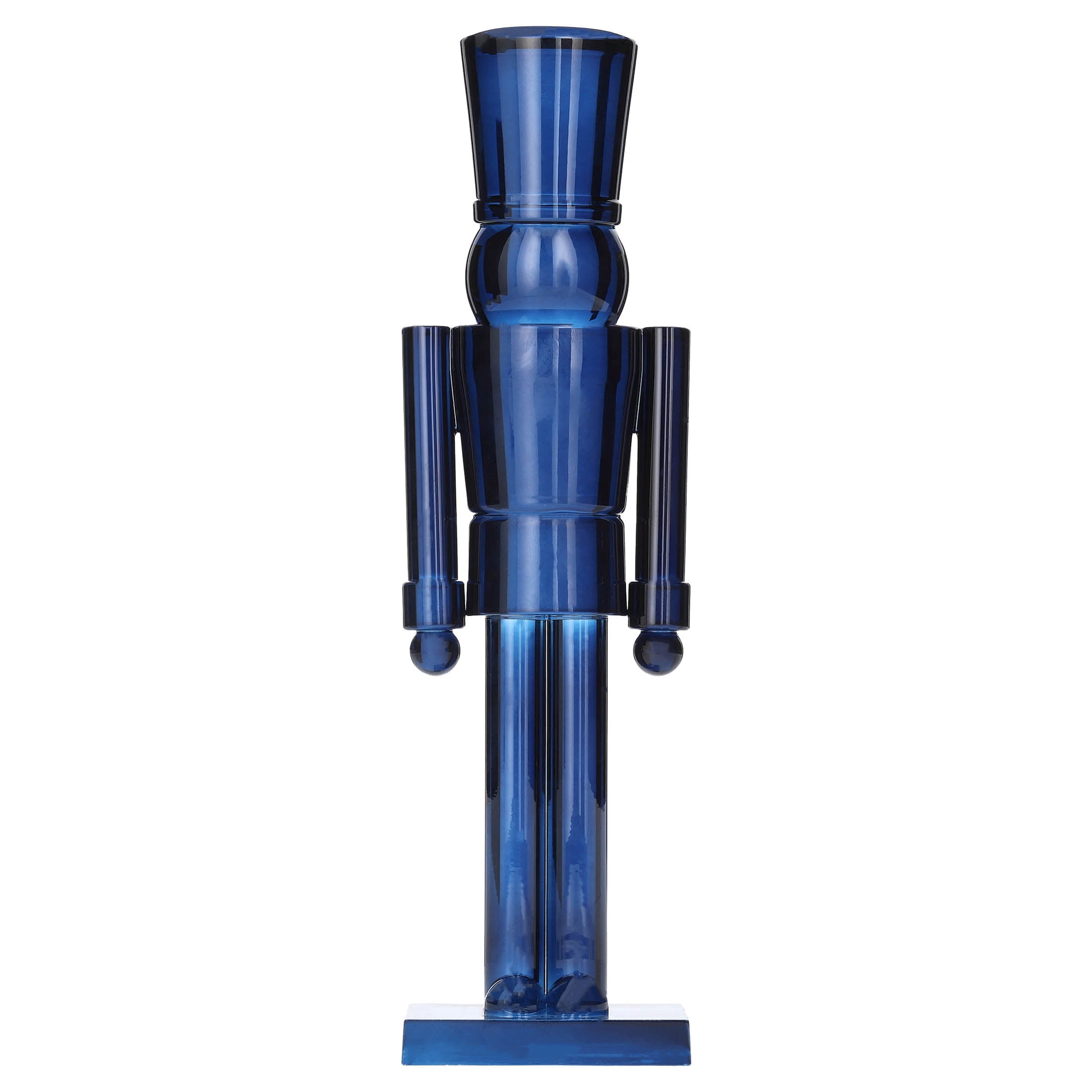 Acrylic Nutcracker Christmas Decoration, Navy Blue, 10", by Holiday Time