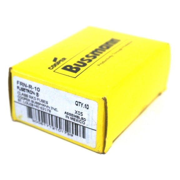 10 NEW BUSSMANN FRN-R-10 FUSES FRNR10