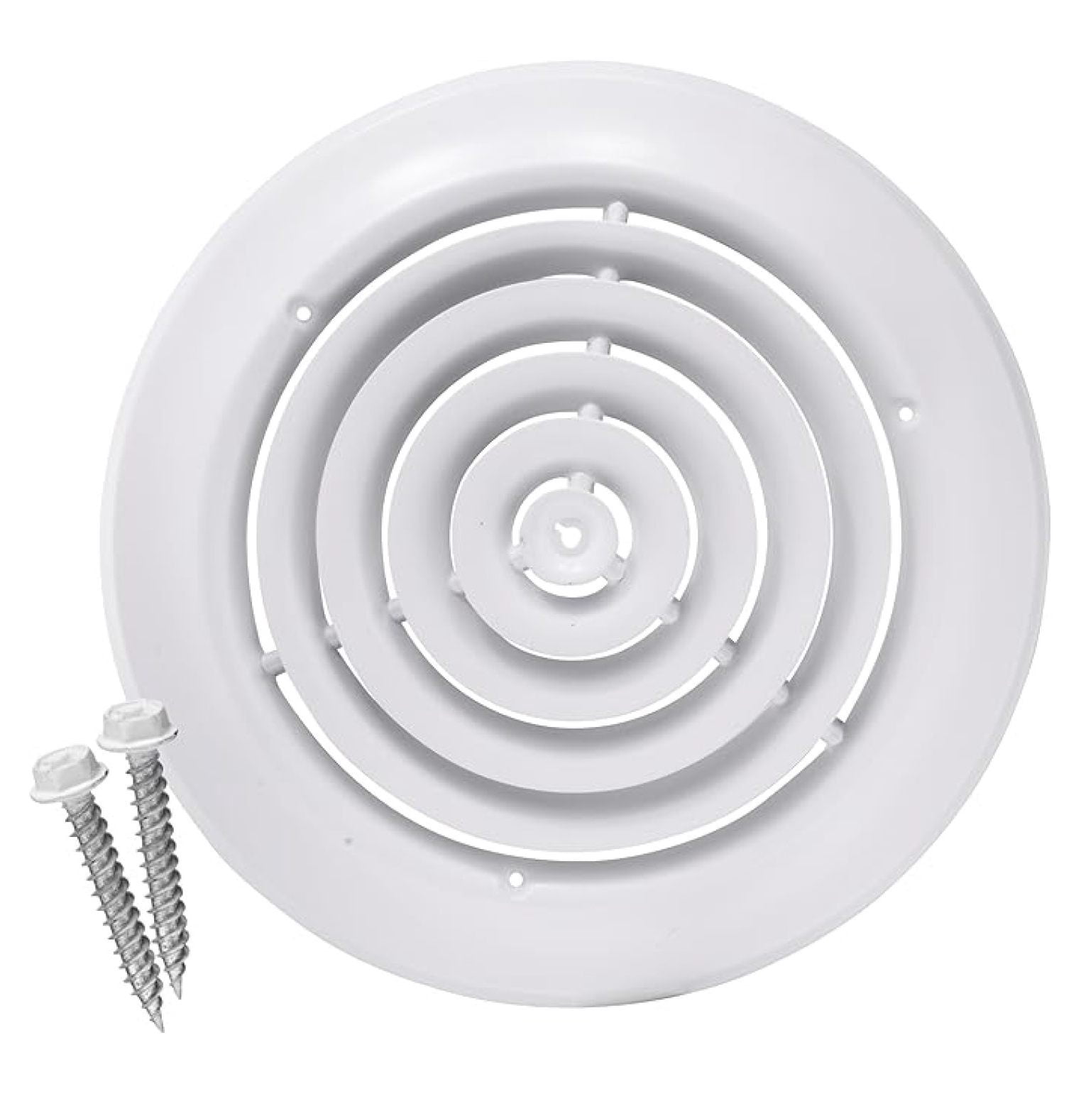 10'' [Neck Size] Round Steel Ceiling Diffuser - Easy Air Flow - HVAC ...