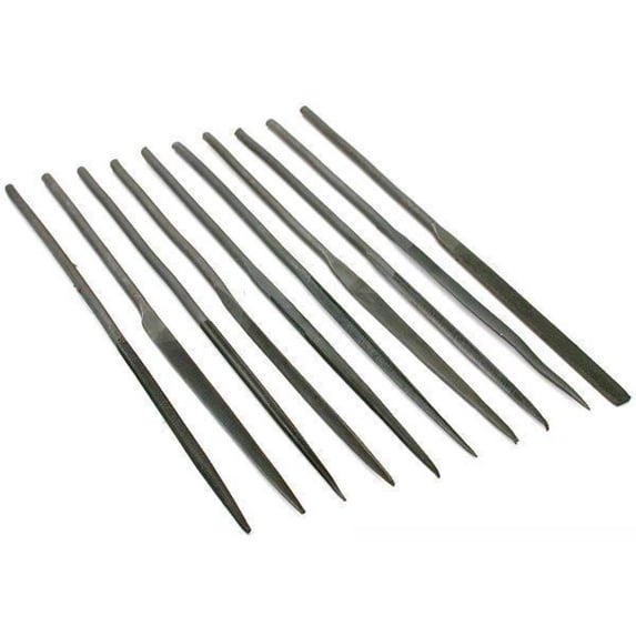10 Needle Files Jewelers Watchmakers Metal Filing Tools