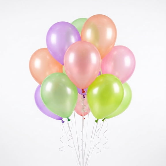 10" Neon Mix Latex Balloons, 20 Pieces, by Way To Celebrate