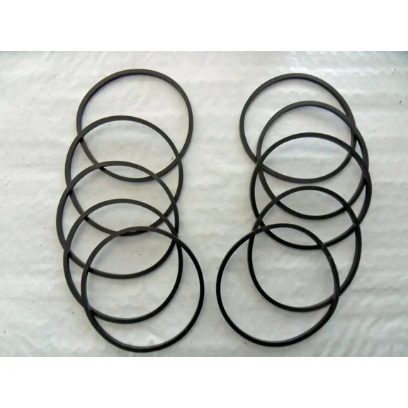 10 New Square Profile Oil Resistant O-Rings 3.75 Id, 4 Od, 1/8 Wide Free Ship