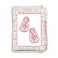thumbnail image 1 of 10 Newborn Baby Note Cards Assorted (4 x 5.12 Inch) - Pink Baby Booties Baby, 1 of 6
