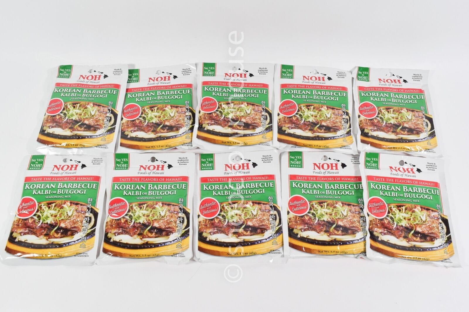 10 Noh Foods Of Hawaii KOREAN BARBECUE Seasoning Mix 1.5oz 06/20/2027