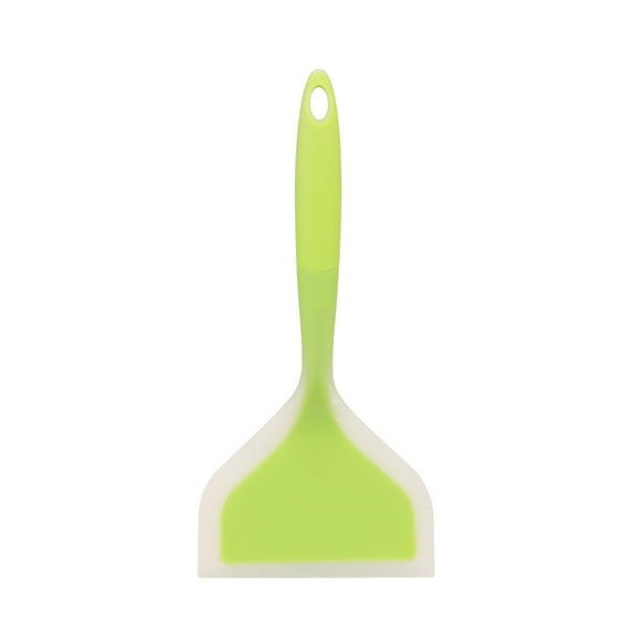 10" Non-Stick Silicone Spatula for Cooking, Flexible Head for Non-Scratch Use, Soft Rubber Handle, Dishwasher Safe, Type E, By PRYESS