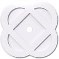 thumbnail image 1 of 10"OD x 1"ID x 4"C x 1"P Charlotte Architectural Grade PVC Contemporary Ceiling Medallion, 1 of 11