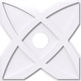 thumbnail image 1 of 10"OD x 2"ID x 3 1/2"C x 1"P Titus Architectural Grade PVC Contemporary Ceiling Medallion, 1 of 11