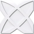 thumbnail image 1 of 10"OD x 3 1/2"C x 1"P Titus Architectural Grade PVC Contemporary Ceiling Medallion, 1 of 11