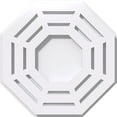 thumbnail image 1 of 10"OD x 4"C x 1"P Westin Architectural Grade PVC Contemporary Ceiling Medallion, 1 of 11