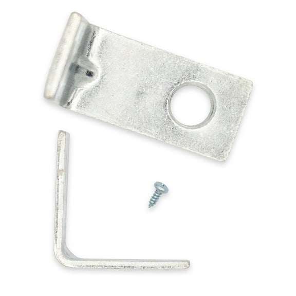 10 Of Corner Brace Angle Bracket 25Mm X 16Mm X 1.5Mm 4Mm Hole BZP