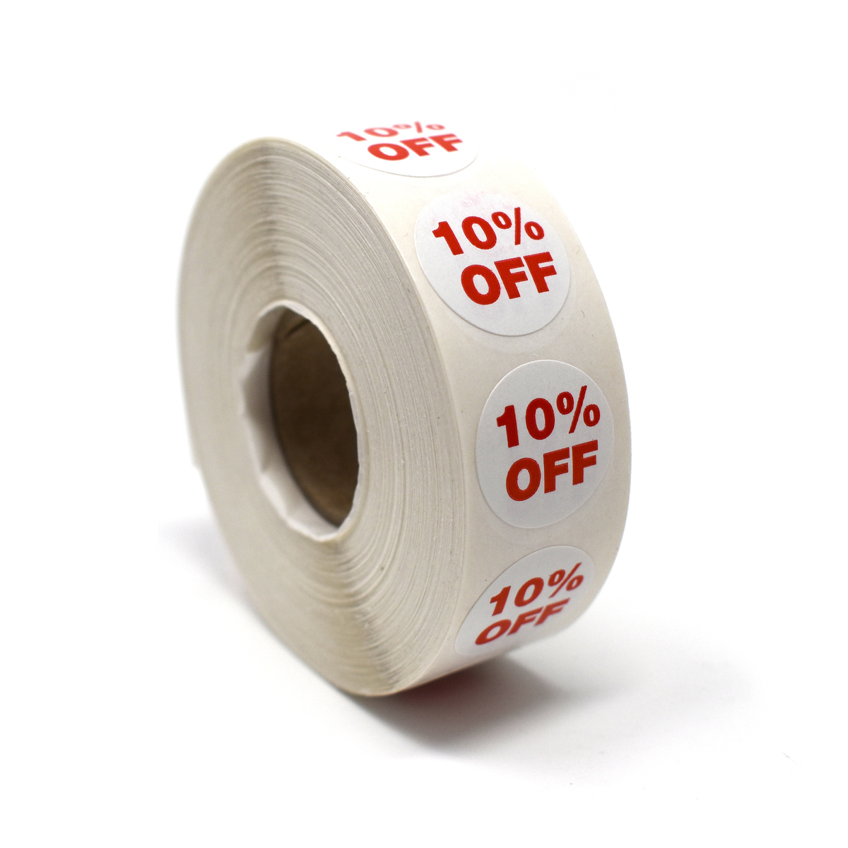 Discount Off Sticker 10% Off Sale Dot Sticker, 3/4