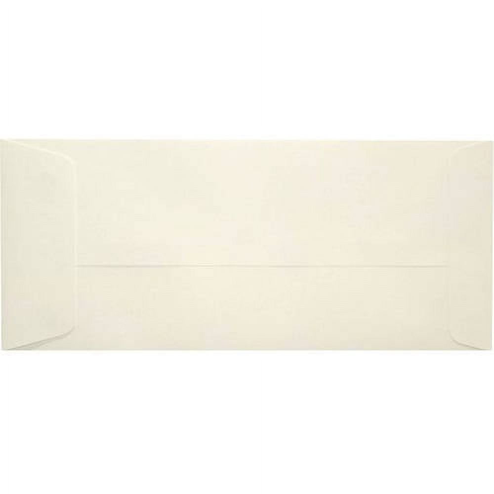 #10 Open End Envelopes (4 1/8 x 9 1/2) - Bright White - 100% Cotton (250  Qty.)