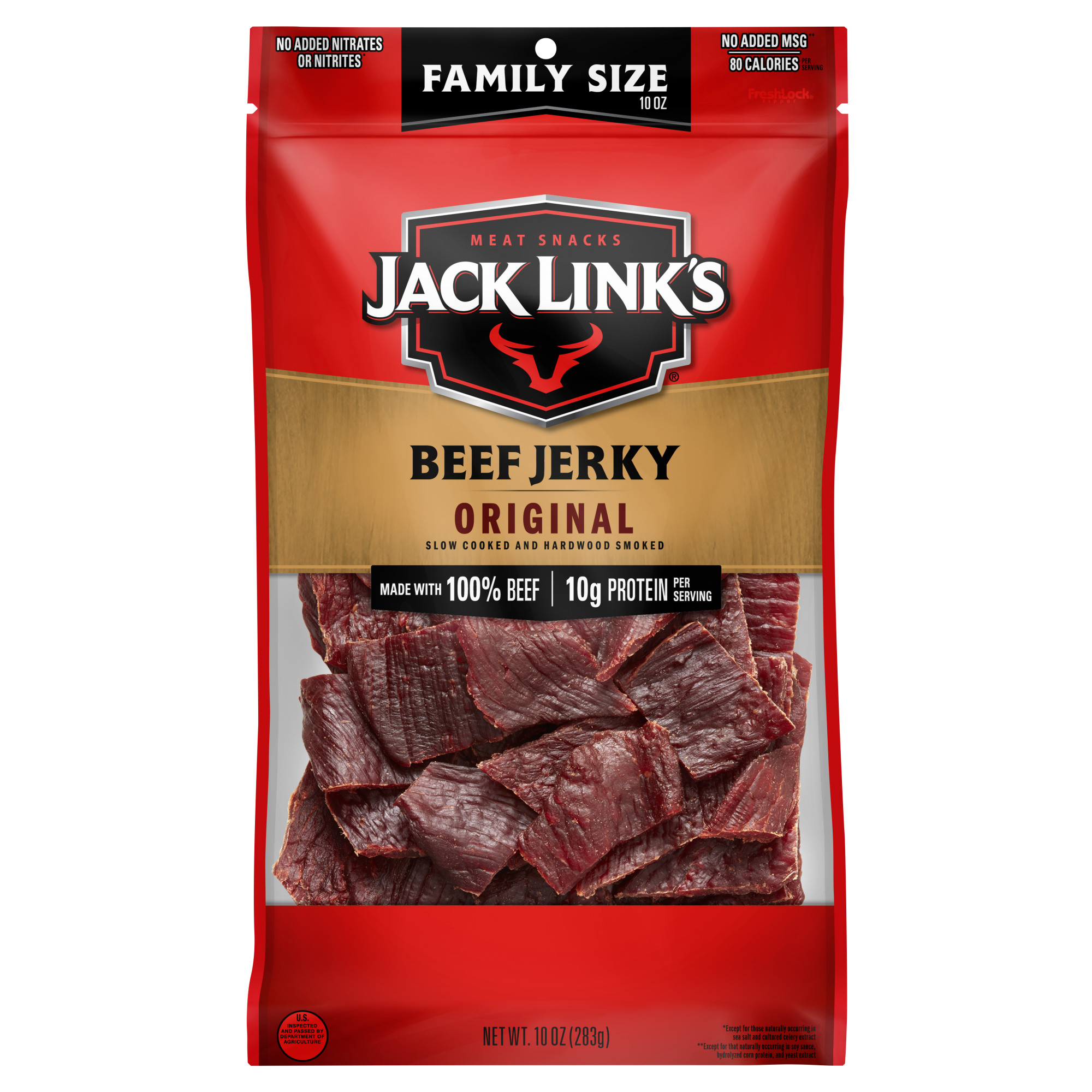 Great Value Original Beef Jerky Value Pack, 10 oz