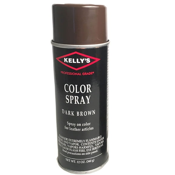 10 Ounce Kelly'S Convenient Instant Spray Color Smooth Leather Dark Brown