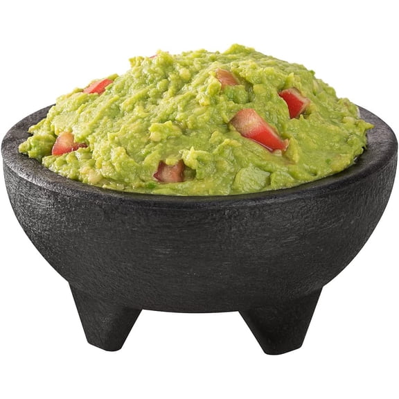 10 Ounce Salsa Bowls 10 3-Legged Design Molcajete Bowls - Microwave-Safe Dishwasher-Safe Black Plastic Salsa Bowls Break-Resistant For Sauces Dips Nuts Candy Or Condiments
