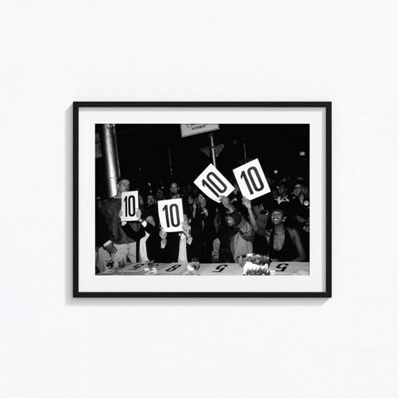10 Out of 10 Print Motivational Black and White Wall Art Vintage Ballroom Judging Print Photography Prints Museum Quality Photo Print