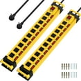 thumbnail image 1 of 10 Outlet 3300J Surge Protector Power Strip with Individual Switches,Heavy Duty Power Strip with Cord Manager,9FT/14AWG/15AMP/1875W Power Cord,2 Packs, 1 of 3