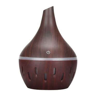 10 Oz Essential Oil Diffuser, Cool Mist Humidifier Scent Diffuser Wood Grain Aromatherapy Diffuser Atomizer Relieve Dryness Refresh Air Increase Humidity Device for Bedroom Office Yoga Spa