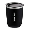 thumbnail image 1 of 10 Oz Lidded Water Cup, Stainless Steel Vacuum Insulated Tumbler, for Home, Kitchen, and Outdoor Use, Keeps Cold and Hot Drinks, Simple Solid Color Design,Black, 1 of 2