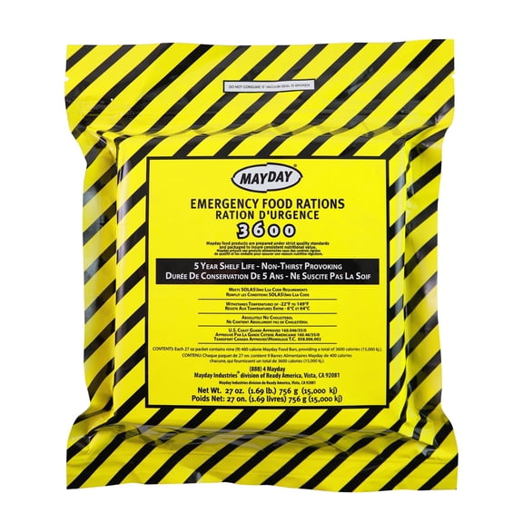10 PACK 3600 Calorie Food Bar