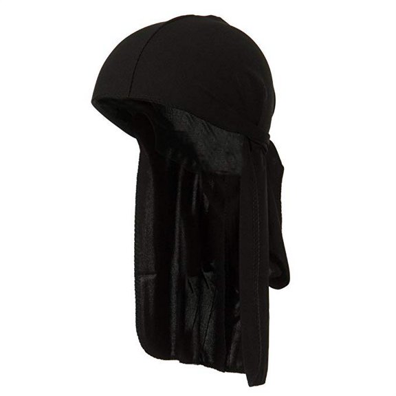 10 PACK Black Wave Cap Durags - Authentic, Smooth, & Soft - Wave Builder