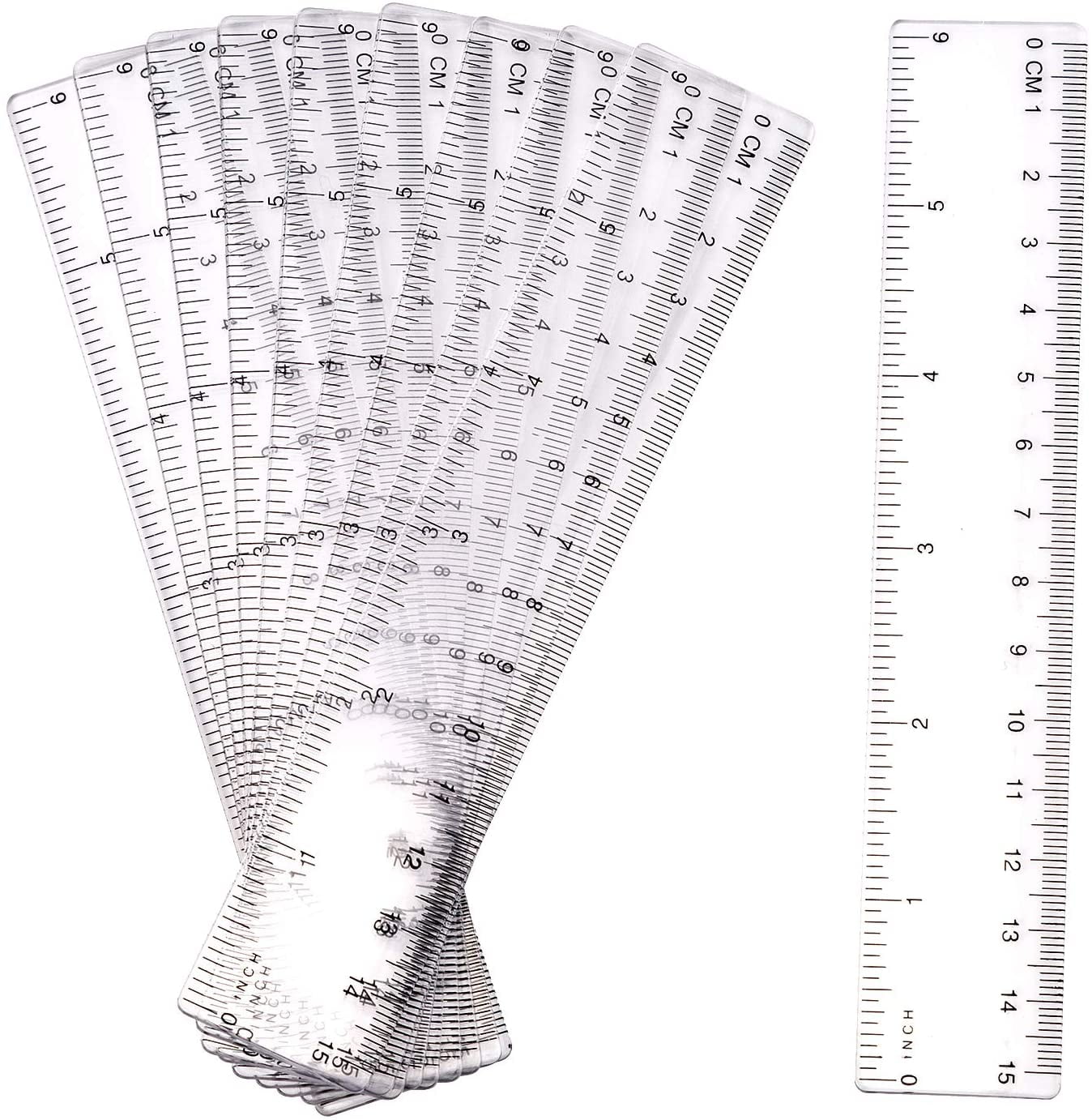 Transparent Plastic Straight Ruler, For School, Size: 6inch at Rs 5/piece  in Pune