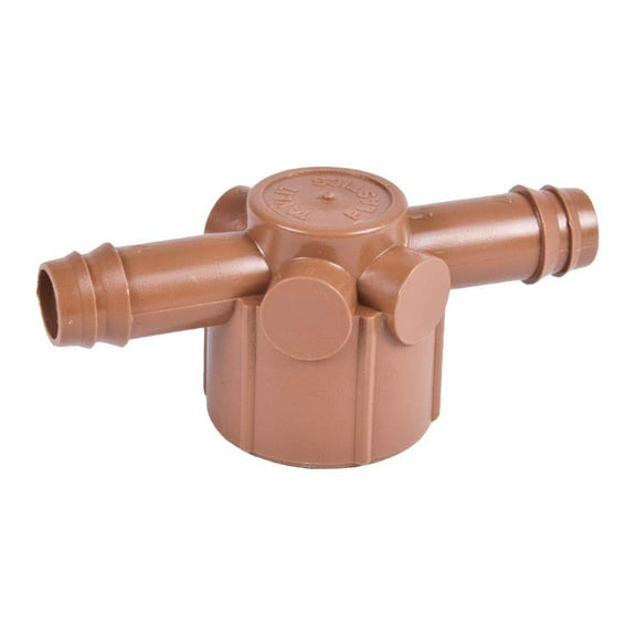 10-PACK - Drip Irrigation 3/4 FNPT TEE Adapter x 1/2 Barb Universal Barbed Fitting, Fits All Sizes of 17mm, .600" ID 1/2"-Inch Drip Tubing (3/4 Female Tee Adapter)