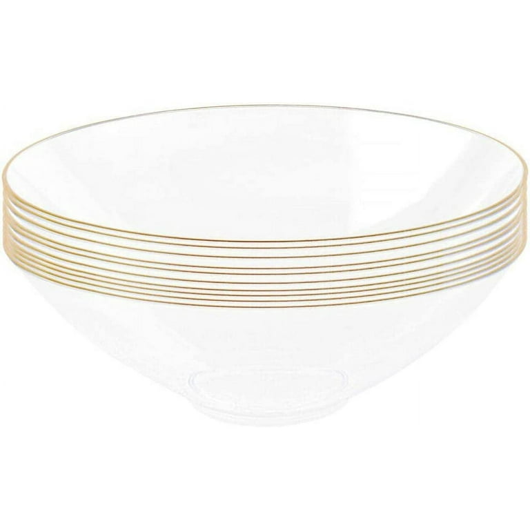 16 oz. Clear Round Soup Bowls (10 Count) - Edge in 2023