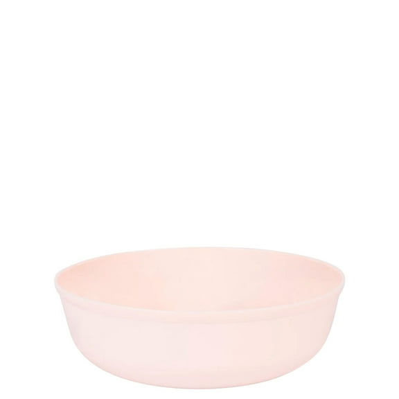 (10 PACK) EcoQuality 16 oz Round Pink Plastic Bowls Edge Collection - Disposable China Like Party Bowls, Heavy Duty Salad Bowls, Serving Bowl, Dessert, Wedding, Serveware