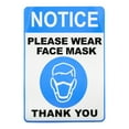 thumbnail image 1 of [10 PACK] Face Mask Required Sticker Sign - Removable, Weather Proof, Office Stickers, Safety Office Stickers, Vehicle Stickers, Decal for Car, School or Business, 1 of 3