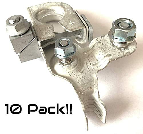 10 PACK!! NEW BT4Z-14450-AA Positive Battery Terminal Clamp w NUTS for F-150