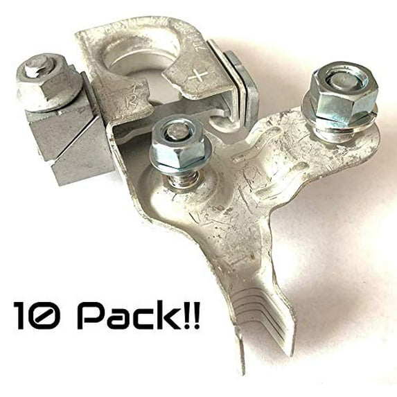 10 PACK!! NEW BT4Z-14450-AA Positive Battery Terminal Clamp w NUTS for F-150