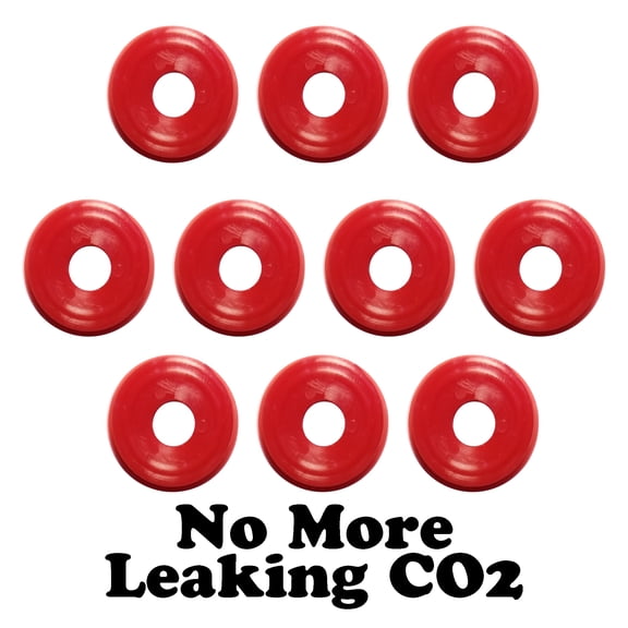 10 PACK Nylon Washer Replacement Gasket for CO2 Regulators Kegerator Draft Beer