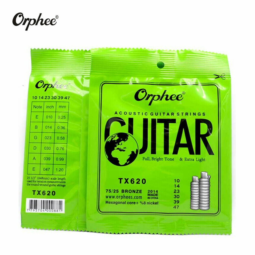 Corde per charra acustica Orphee 6 pezzi/set nuc... – Grandado